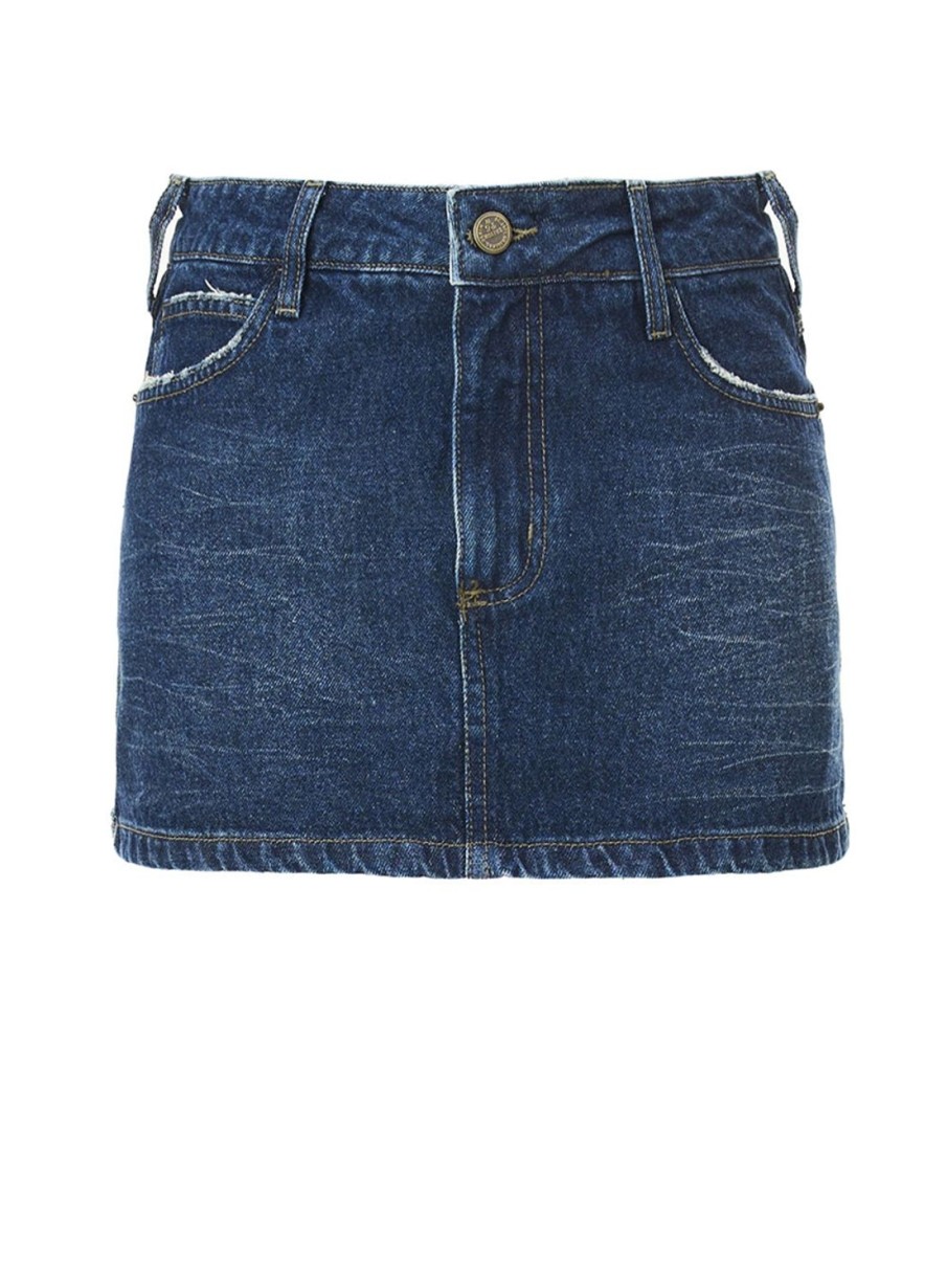 Jeans | Triton Slim Denim Skirt With Pockets