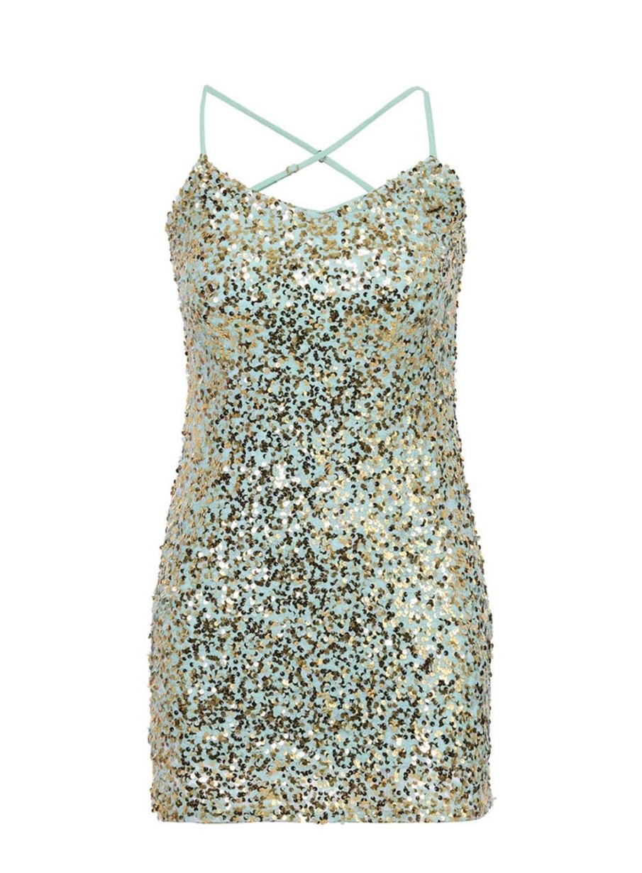 Dress | Triton Slim Dress With Sequins