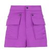 Shorts | Triton High Waist Shorts With Pockets