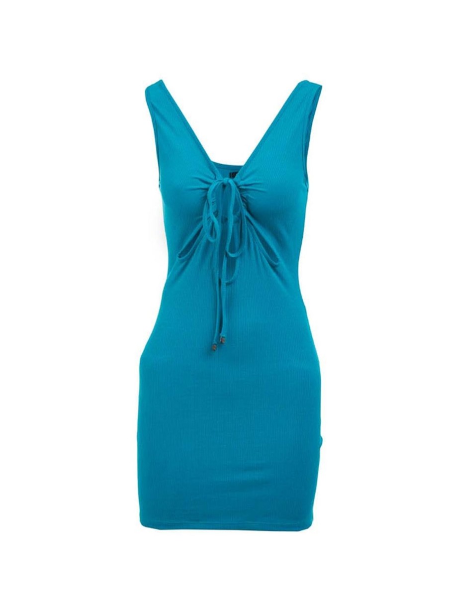 Dress | Triton Ribbed Dress With Tie