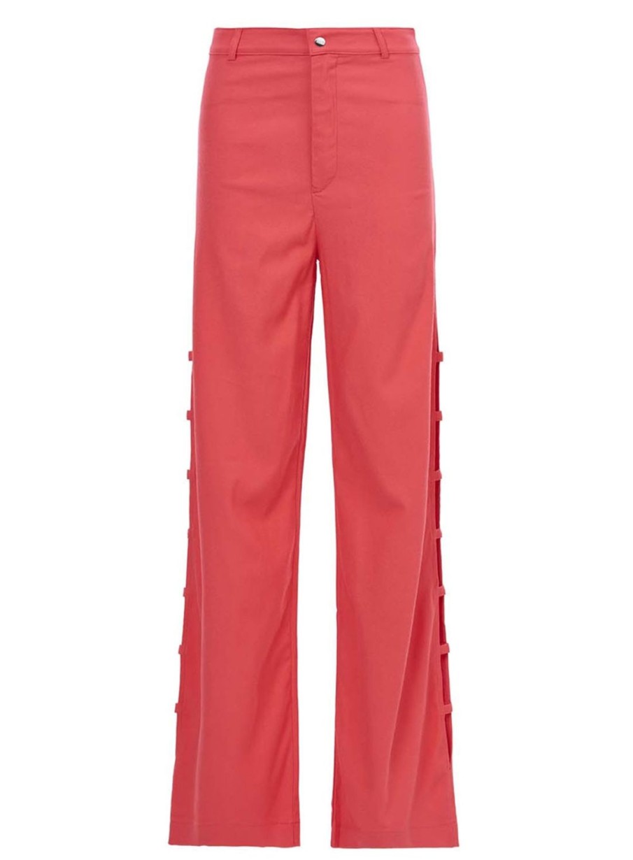 Pants | Triton Straight Pants With Cutouts