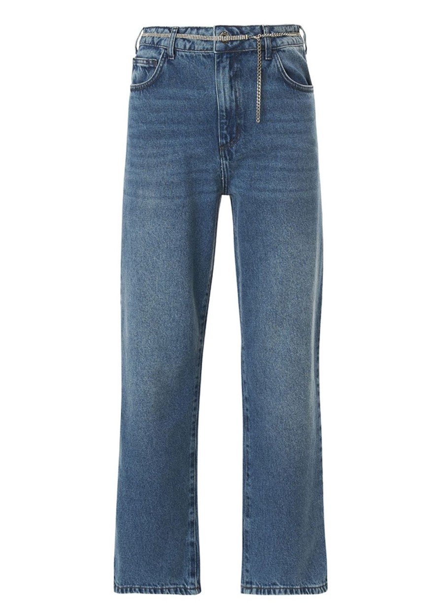 Jeans | Triton Straight Jeans With Chain