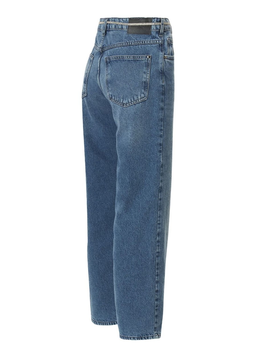 Jeans | Triton Straight Jeans With Chain