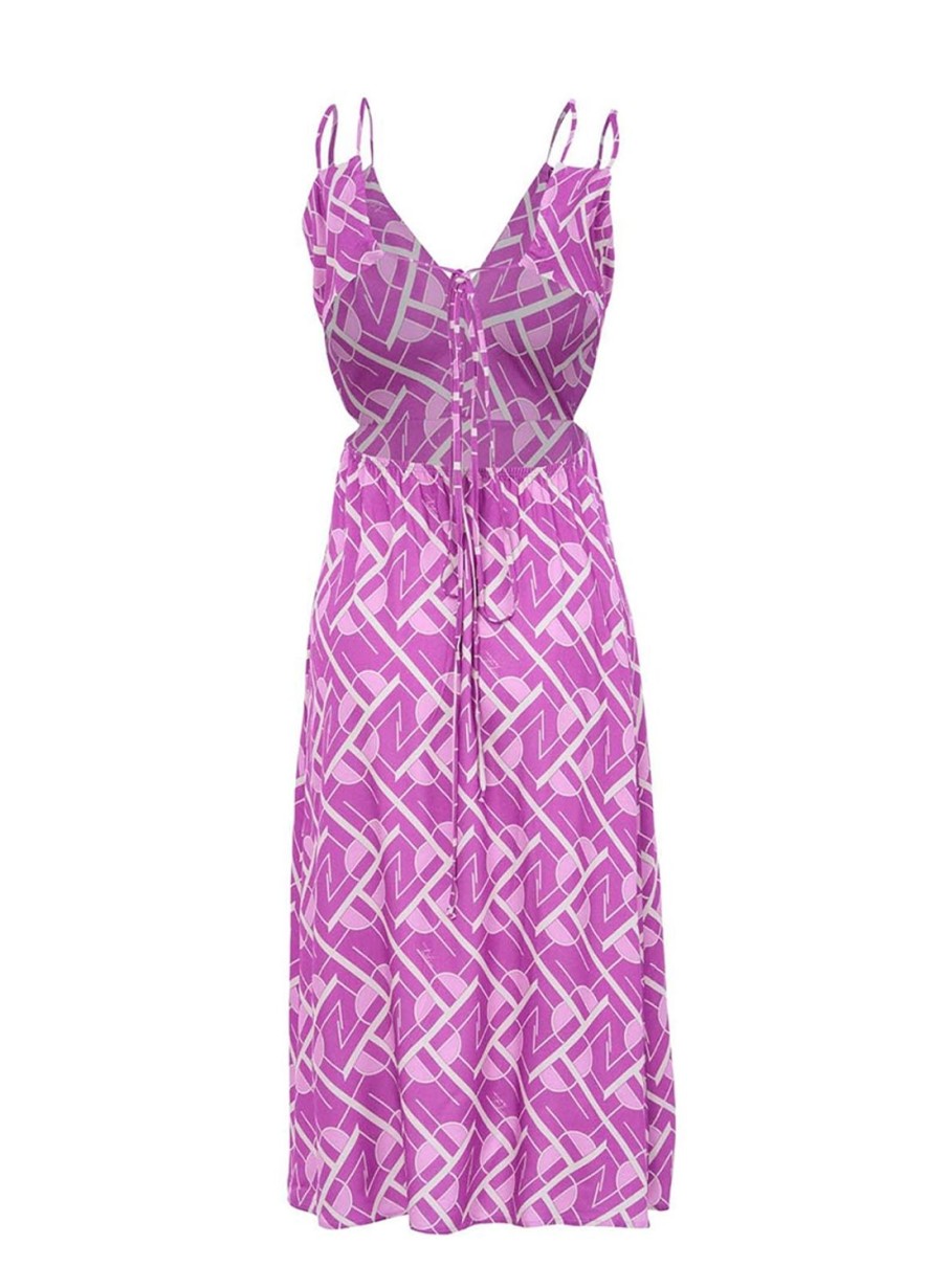 Dress | Triton Loose Dress With Tie