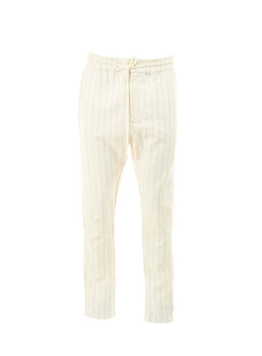 Pants | Triton Striped Linen Pants