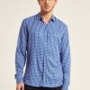 Shirt | Triton Men'S Slim Checkered Shirt