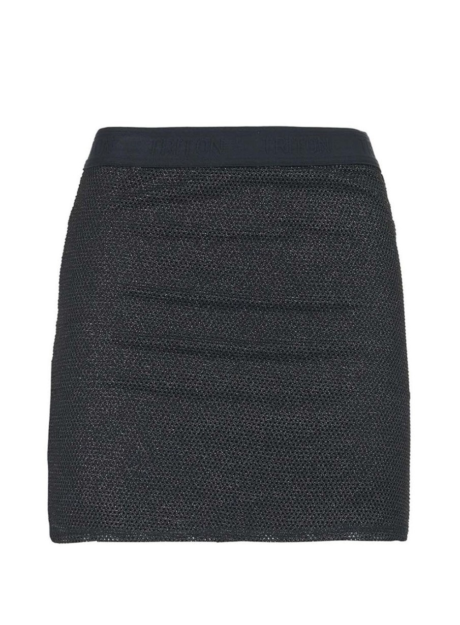 Skirt | Triton Metallic Canvas Skirt