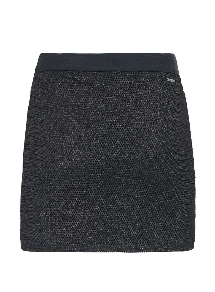 Skirt | Triton Metallic Canvas Skirt