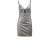 Dress | Triton Metallic Thin Strap Dress