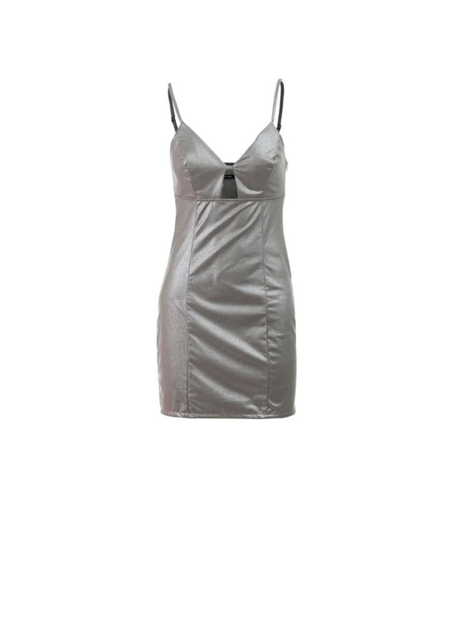 Dress | Triton Metallic Thin Strap Dress