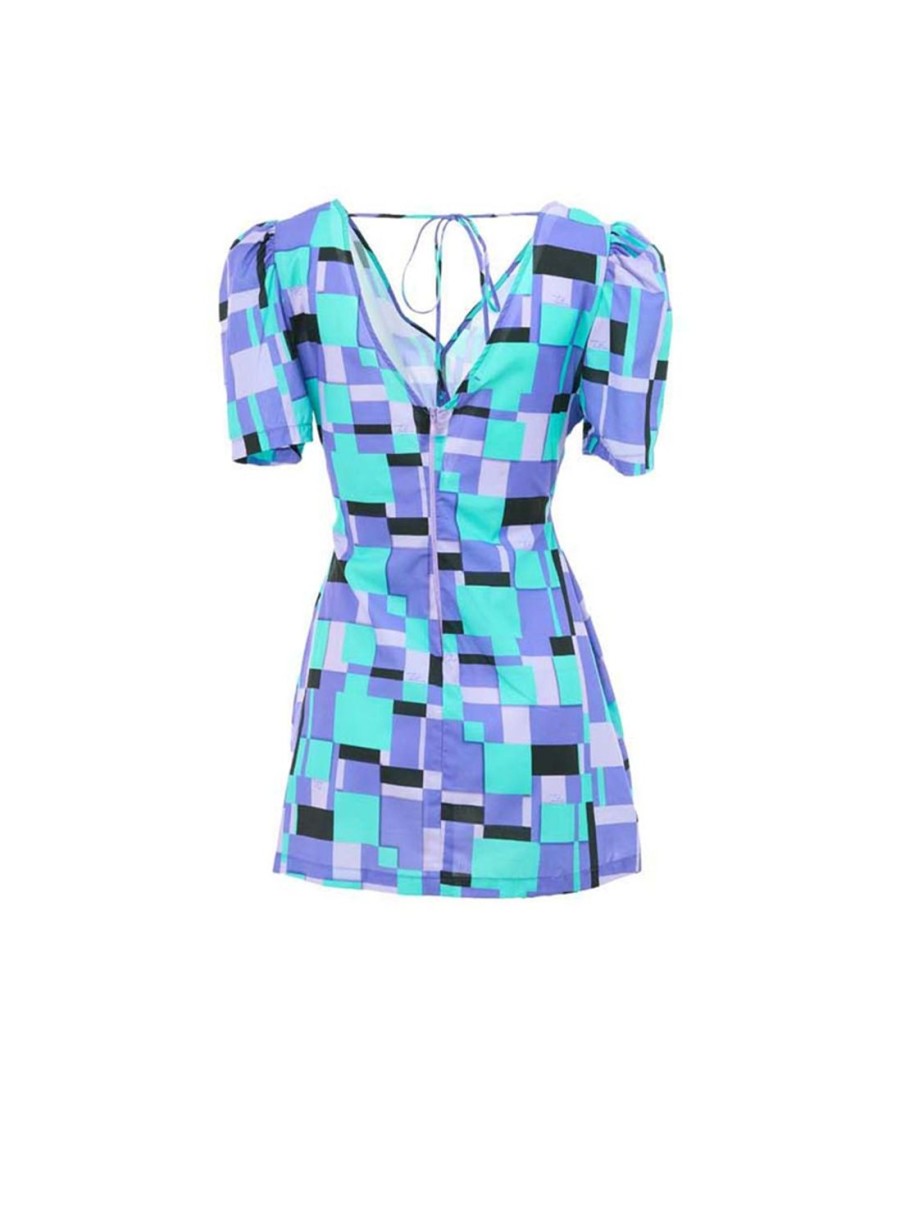 Dress | Triton Squares Short Dress