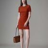 Dress | Triton Ribbed Shirt Style Dress