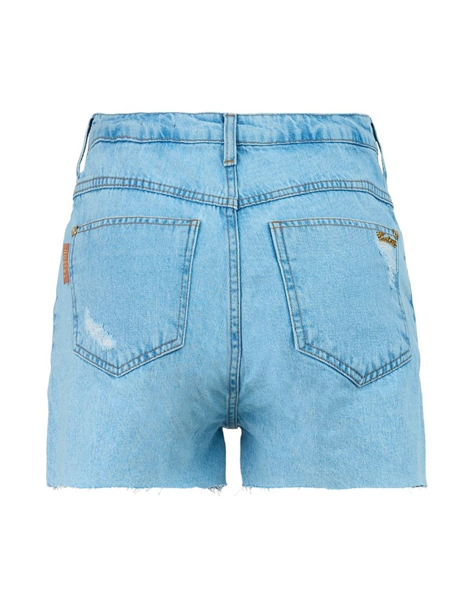 Jeans | Triton Short Jeans Barra A Fio Karen